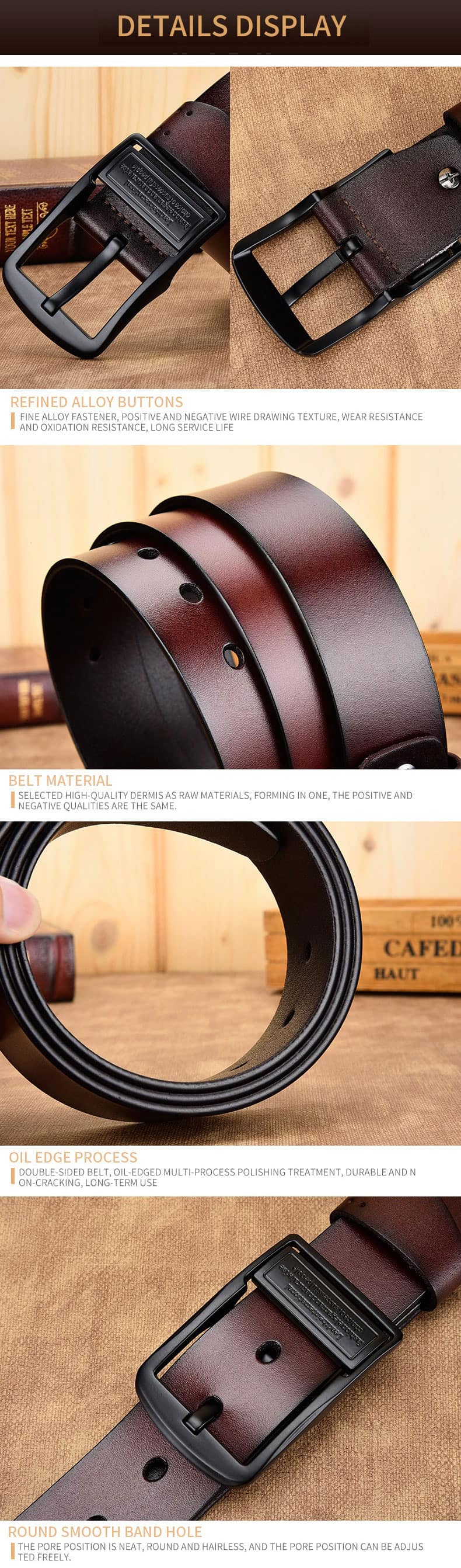 Genuine Leather Luxury Belt for Men
