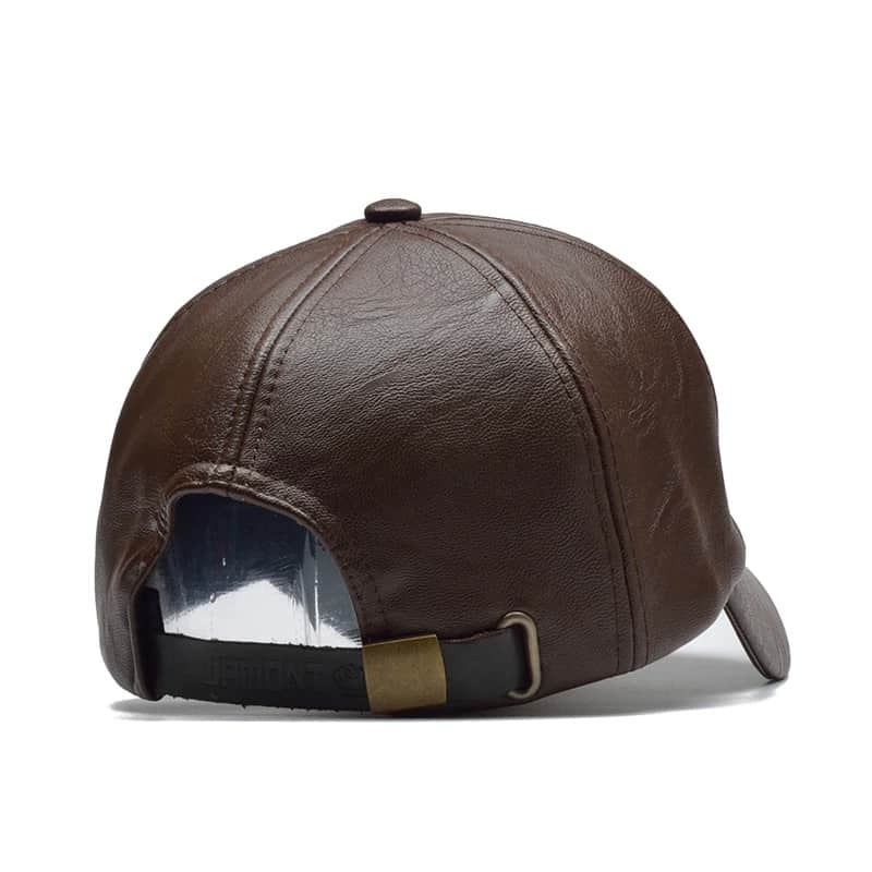 High Quality PU Leather Baseball Cap for Men
